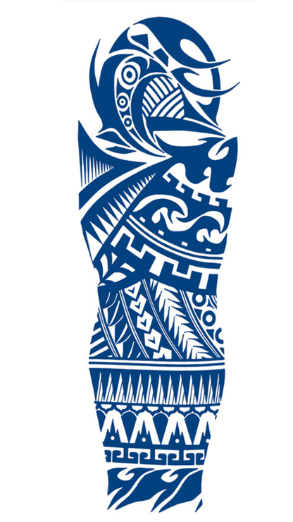 A Tengeri Csomó: Részletgazdag Polinéz Ideiglenes Tetoválás