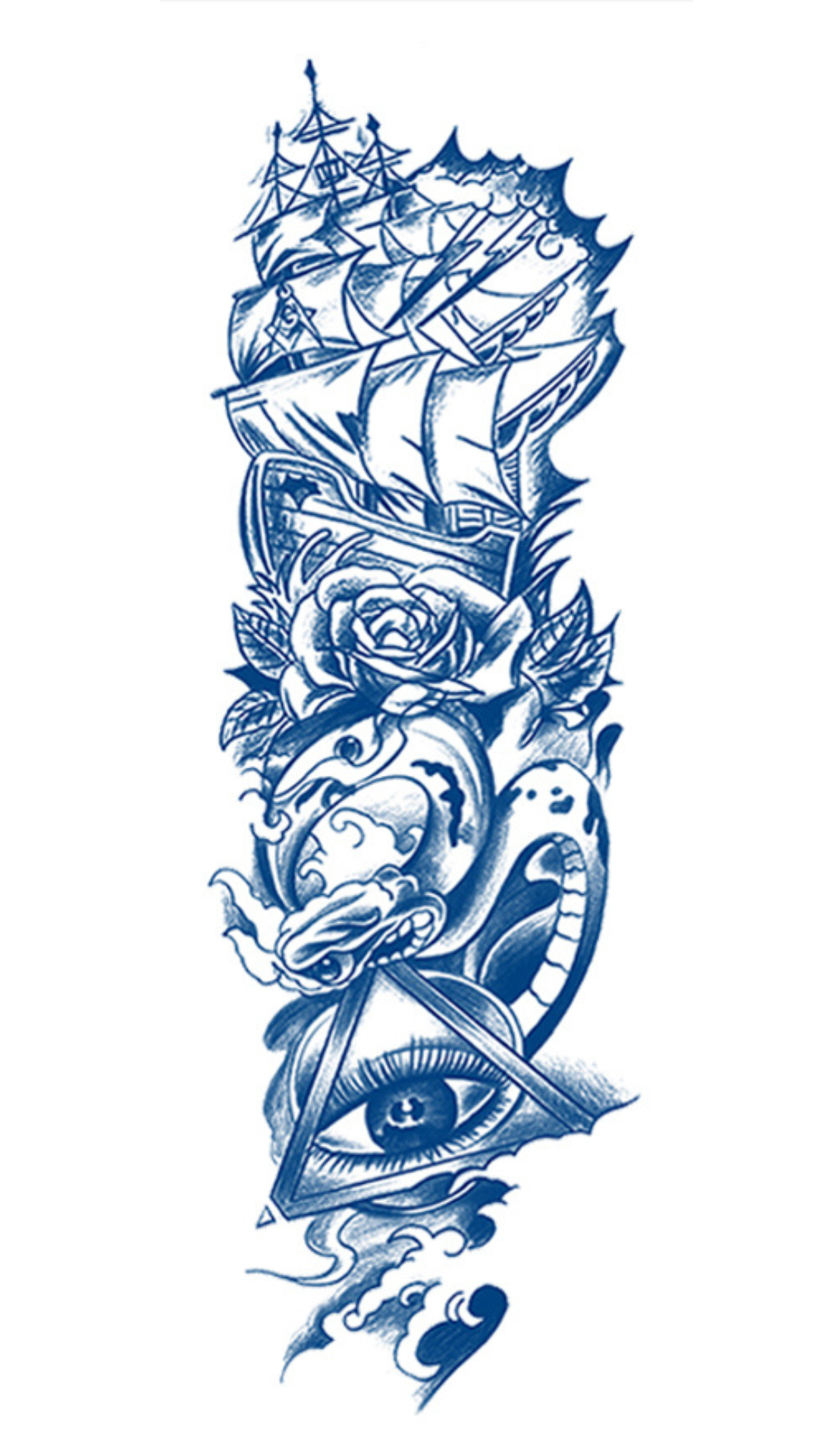 Az Óceán Titka: Tengeri Emlékek Ideiglenes Tetoválás