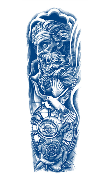 Égi Út: Bölcsesség és Idő Ideiglenes Tetoválás