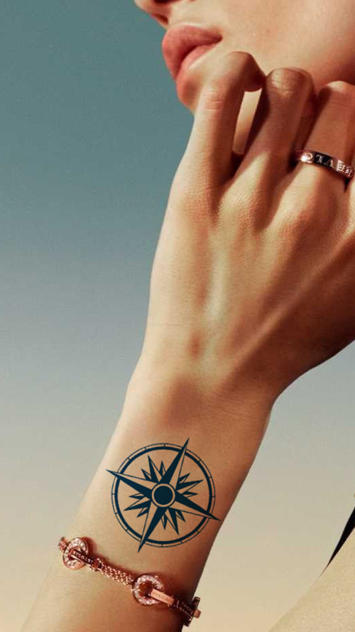 Éjszakai Iránytű: Tengerészcsillag Ideiglenes Tetoválás