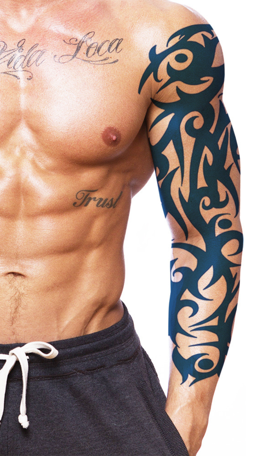 Felfelé Áramló Erő: Kígyózó Tribál Ideiglenes Tetoválás