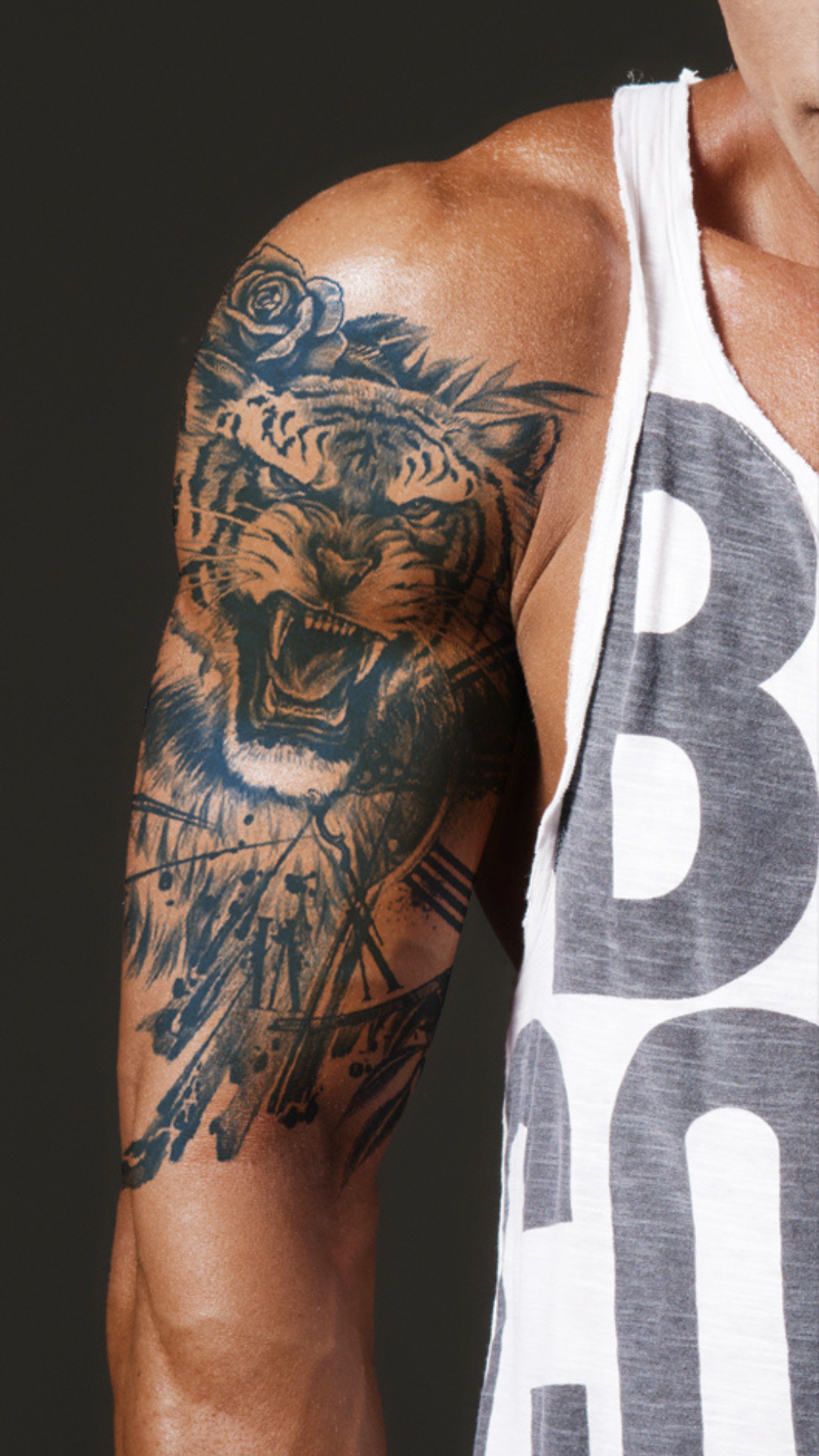 Időtlen Düh: Tigris és Óra Ideiglenes Tetoválás