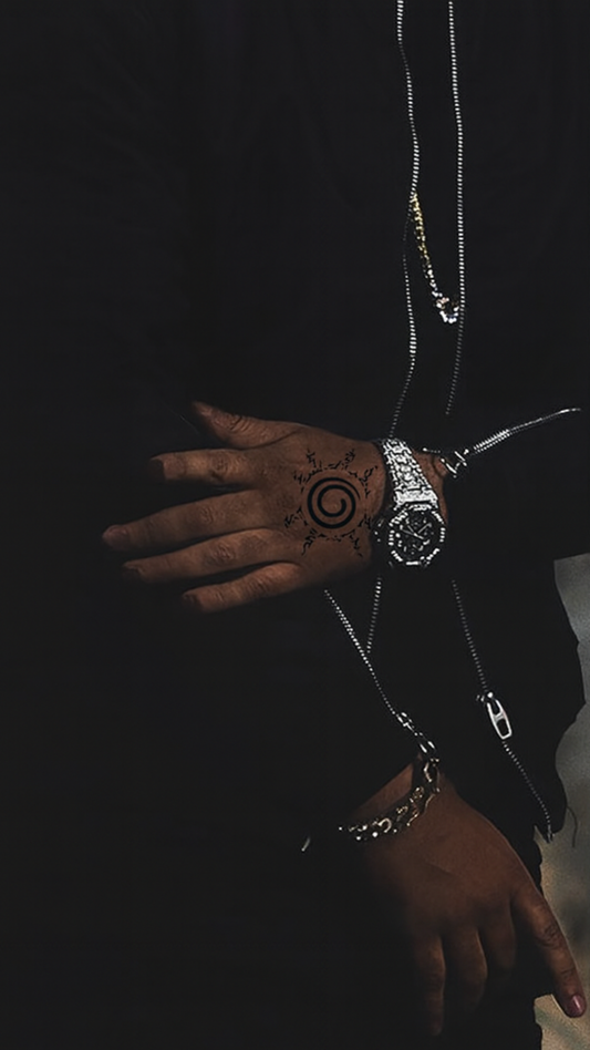 Kilencfarkú Rókadémon (Kyūbi): Naruto Pecsét Ideiglenes Tetoválás