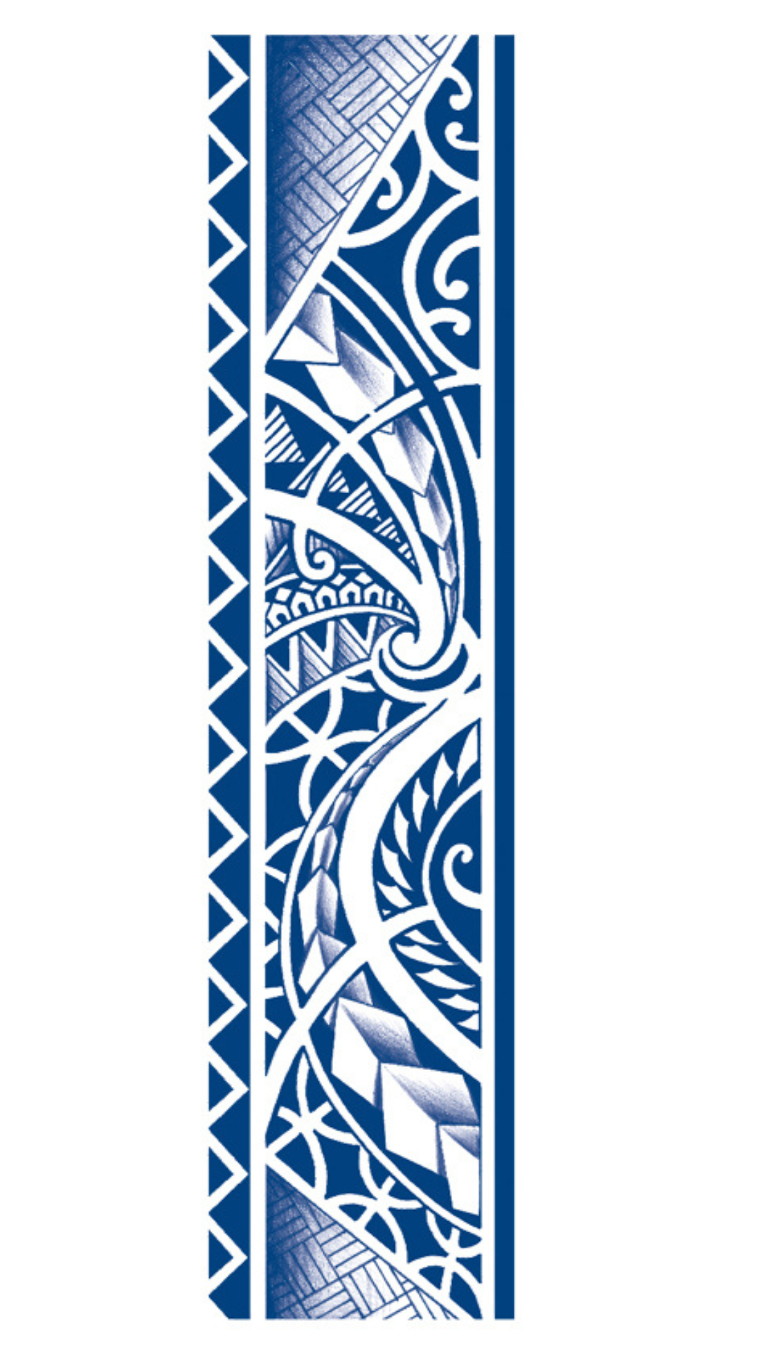 Óceán Ölelése: Maori Minta Karszalag Ideiglenes Tetoválás