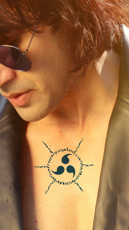 Átokbillog: Tomoe Csomó Ideiglenes Tetoválás