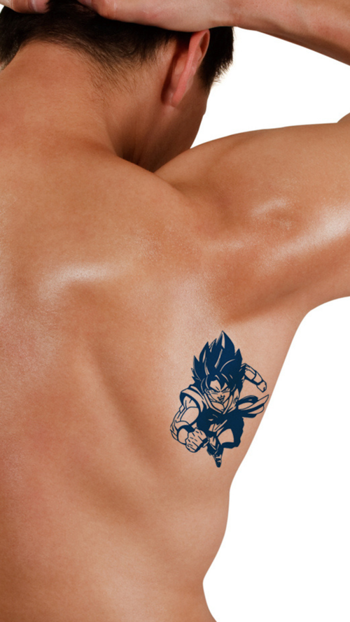 Szuperszonikus Harcos: Son Goku Ideiglenes Tetoválás