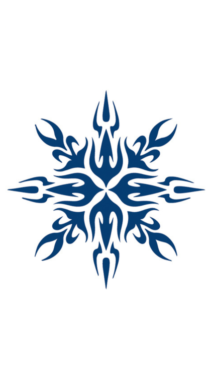 Törzsi Védőpajzs: Absztrakt Csillag Ideiglenes Tetoválás