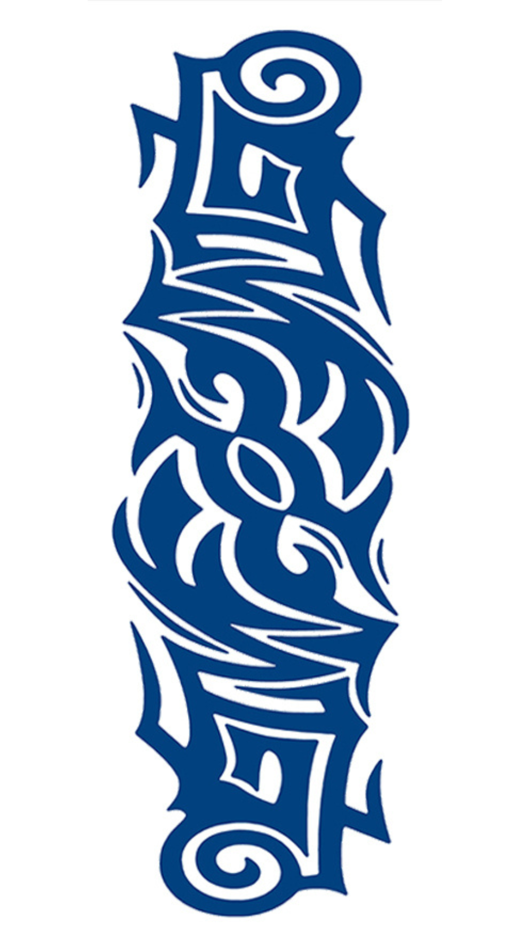 Vad Áramlat: Absztrakt Félkar Tribál ideiglenes Tetoválás