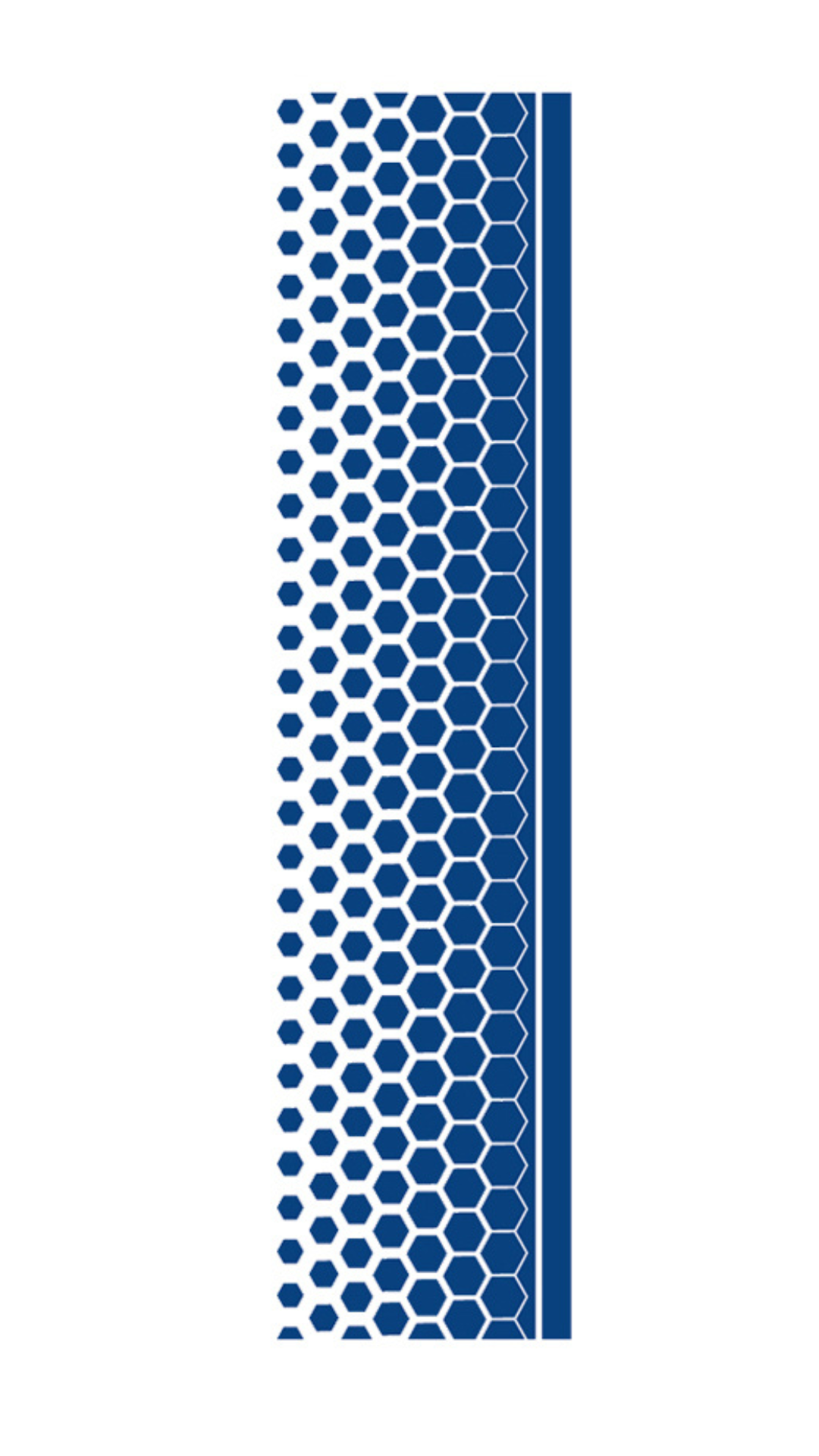 Hexagon Gradient: Kék Geometrikus Karpánt Ideiglenes Tetoválás