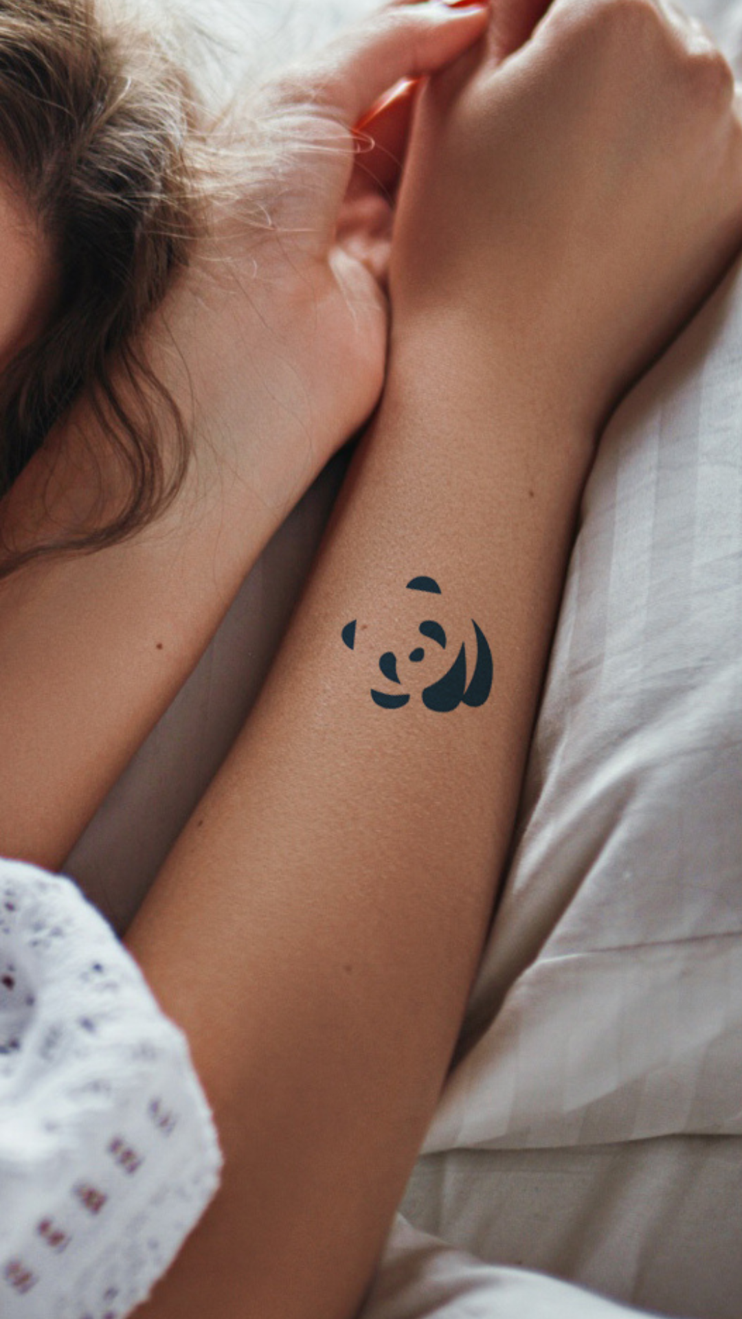 Panda Szeretet Ideiglenes Tetoválás